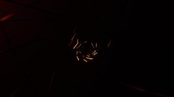 Red and Orange Chaotic Abstract Strobe Neon Flow Background Vj Loop I 4K video