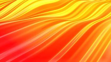 Red and Yellow Gradient Abstract Waves Background Vj Loop I 4K video