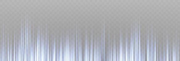 Vertical blue horizontal lines. Speed rays, velocity light neon flow, motion effect, colorful light trails, stripes, laser beams. Abstract background, illustration. vector