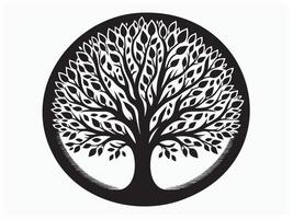 Beautiful Tree Silhouette vector