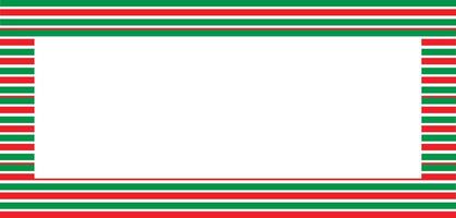 Green and red border for picture frames vector