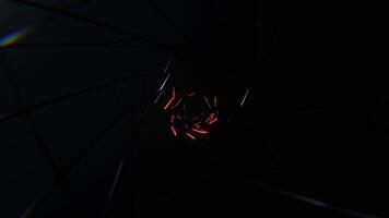 Red and White Chaotic Abstract Strobe Neon Flow Background Vj Loop I 4K video