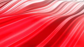 Red and White Gradient Abstract Waves Background Vj Loop I 4K video