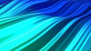 Dark Blue and Turquoise Gradient Abstract Waves Background Vj Loop I 4K video