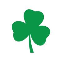 Shamrock icon on white background vector