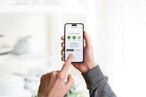 Smartphone screen shows a delivery tracking app with features like 'Order Status,' 'Packed,' 'In Transit,' 'Delivered,' and options to 'Track on Map' or 'Easy Returns photo