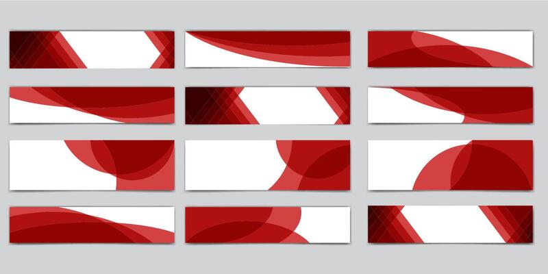 Divider Header for App, Banners or Posters. Set of Template Dividers Shapes for Website. Curve Lines, Drops, Wave Collection of Design Element for Top, Bottom Page Web Site.