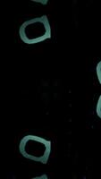 Futuristic Technology Data Processing Loop video