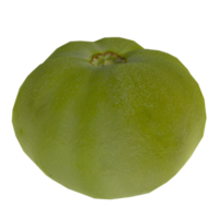 Unique green fruit resting on a simple background png