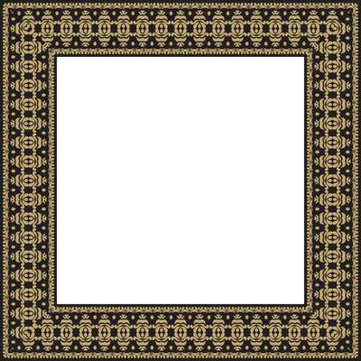 Antique Ornamental Frame with Classic Border Texture.