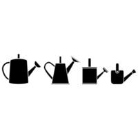 Watering can icon on white background. Watering can icon vector