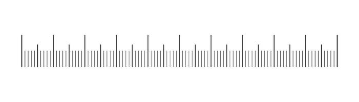 Measuring chart 10 centimeters. Length measurement math, distance, height, sewing tool layout. Scale for ruler in centimeters. Metrics indicator cm. Measuring scale icon. vector