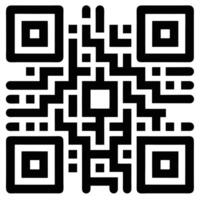 QR Code Icon for Business Growth and Customer Engagement vector