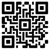 QR Code Icon for Effective Online Communication vector