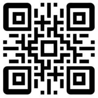 QR Code Icon for Contactless Access and Smart Solutions vector