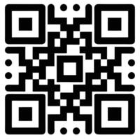 QR Code Icon for Contactless Login and Authentication vector