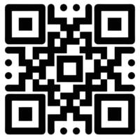 QR Code Icon for Digital Menus and Ordering Systems vector