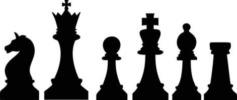 High-Quality Set of Chess Icon for Board Game Enthusiasts vector