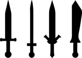 Legendary Sword Icon Set for RPG Enthusiasts vector