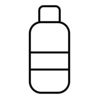Medium size screw cap liquid container vector