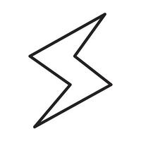 Tilted Lightning for weather forecast vector