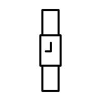 Small square watch for small wrists vector