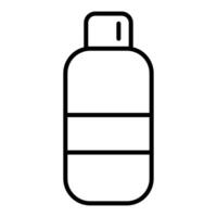 Liquid container features spray cap vector