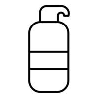 Liquid container for easy-to-dispense lotion consistency vector