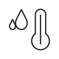 Rain cold temperature meter vector
