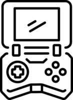 Trendy game icon in linear style vector