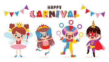 Carnival With Colorful Element vector