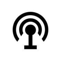Broadcast Network Icon On White Background vector
