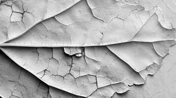 A black and white photograph of a leaf photo