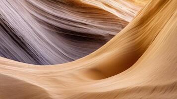 Natural rock formations display vibrant colors and smooth textures in a slot canyon at Antelope Canyon photo