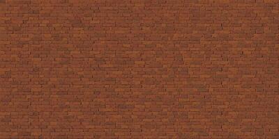 Old red brick block wall rough texture background graphic illustration. Masonry wall pattern rectangle background. vector