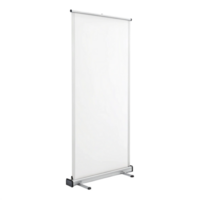 Blank rectangular banner mockup for promotional events indoor location graphic display minimalist environment front view png