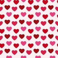 Simple seamless pattern with a heart symbol. Cute romantic heart print. The texture of the festive background for Valentine's day, wedding design, packaging. vector