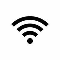 A wifi symbol on a white background vector