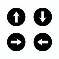 Four arrows pointing in different directions vector