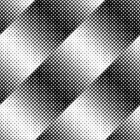 Seamless geometrical circle pattern background - black and white abstract graphic vector