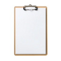 A blank clipboard ready for notes in a professional setting. png