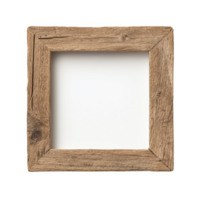 A rustic wooden photo frame with a blank space for your favorite image. png