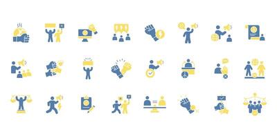 Activism icon. Editable stroke.linear style sign for use web design,logo.Symbol illustration. vector