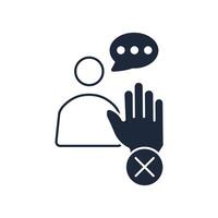 protesting icon. Editable stroke.linear style sign for use web design,logo.Symbol illustration. vector