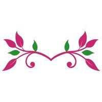 Minimalist Floral Ornament Illustration with Delicate Pattern vector