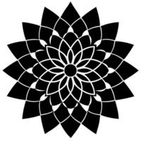 Intricate Floral Mandala Ornament vector