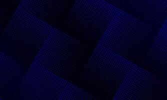 Blue halftone square pixels pattern. geometric dark background. artistic retro style. vector