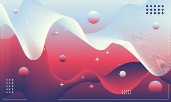 Abstract background of flowing element trend design. vector