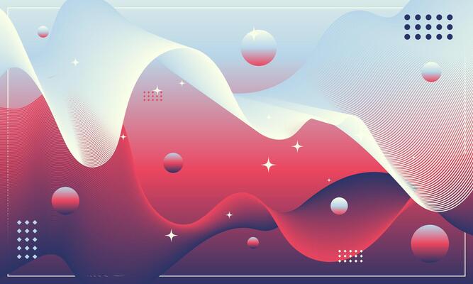 Abstract background of flowing element trend design.