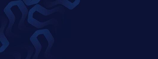 dark blue background with flowing abstract pattern and geometric elements, digital design vector